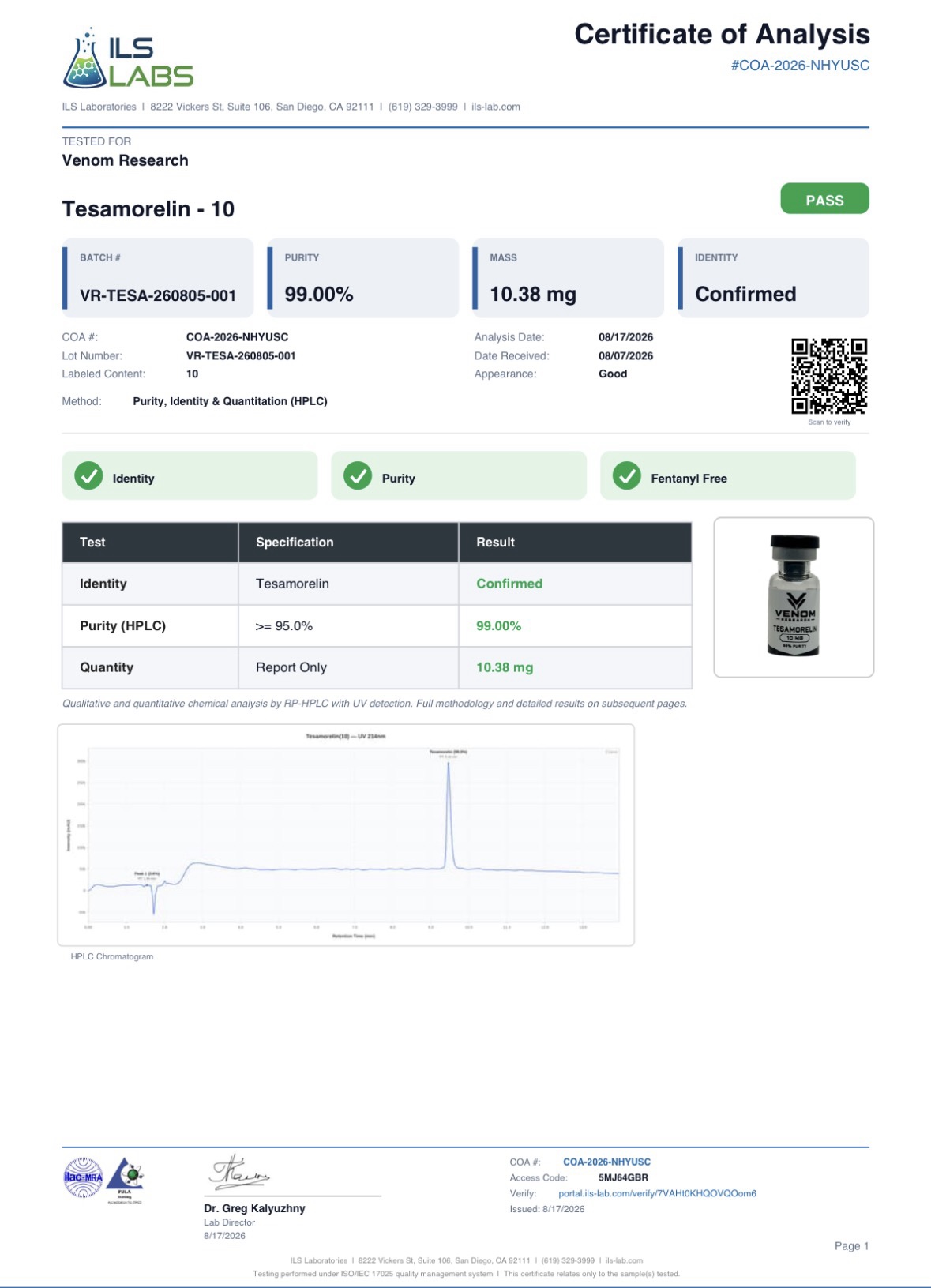 Tesamorelin (10mg) - Image 2