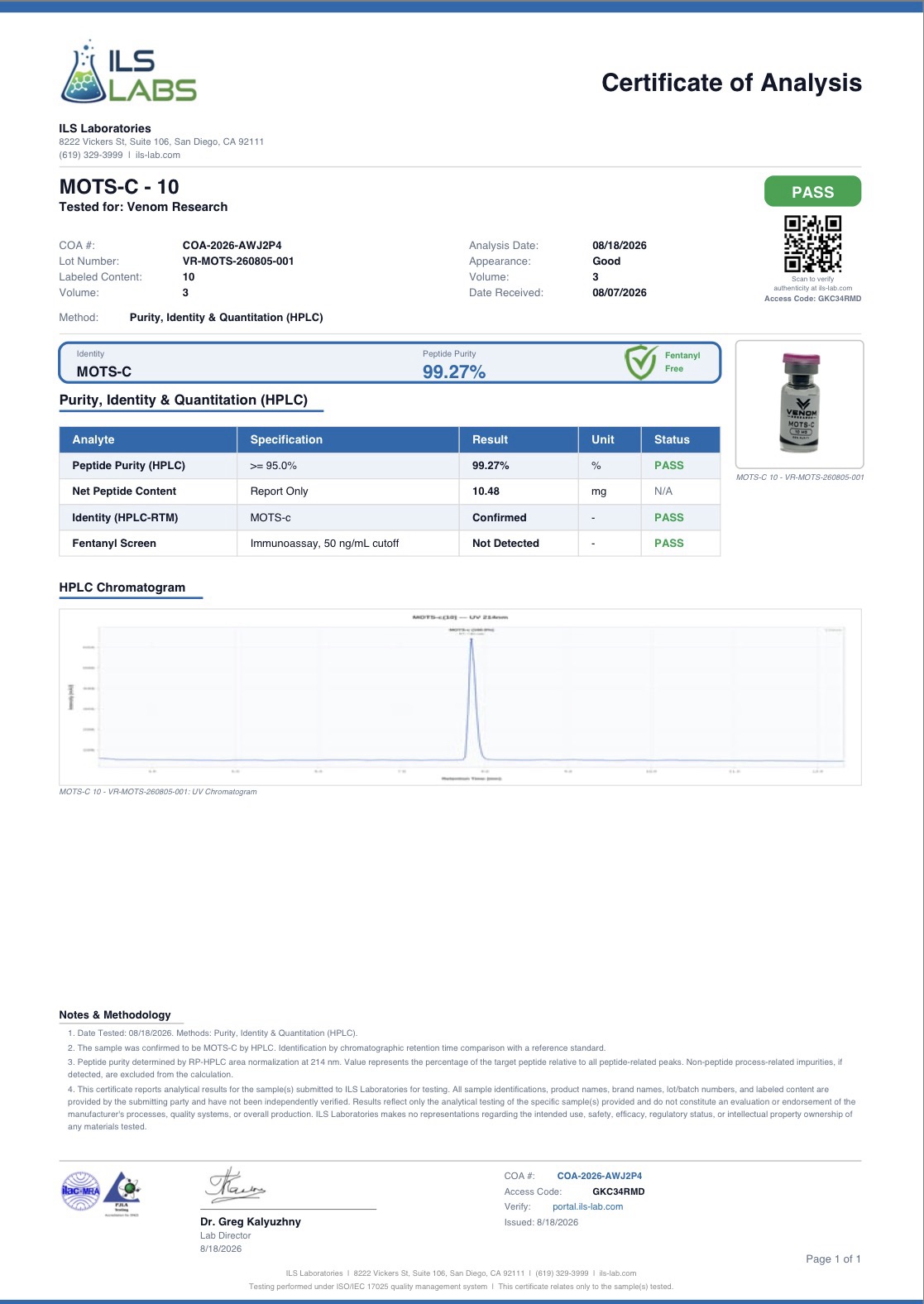 Mots-c (10mg) - Image 2